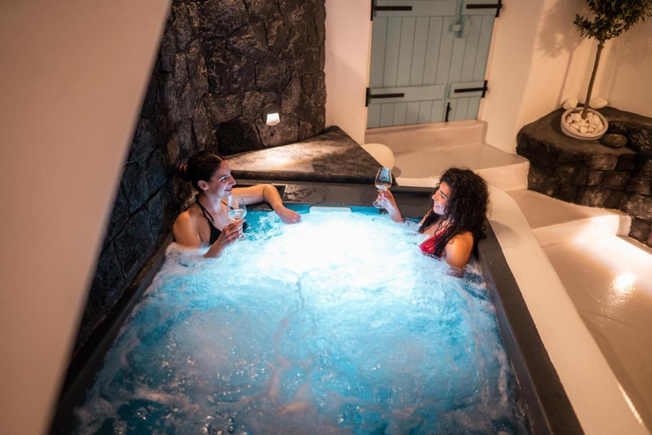 Kalamia Cave House Villa Pyrgos Kallistis Ngoại thất bức ảnh